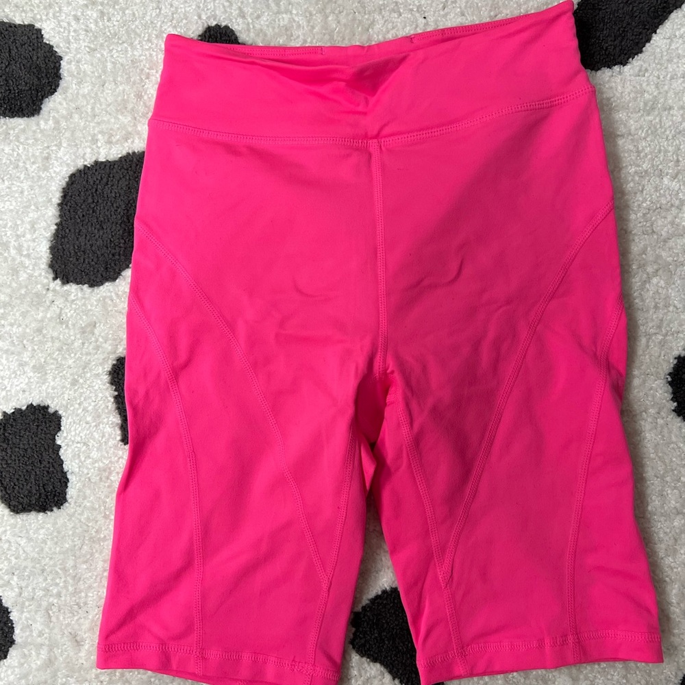 NWOT Free People Hot Pink Workout Shorts size small